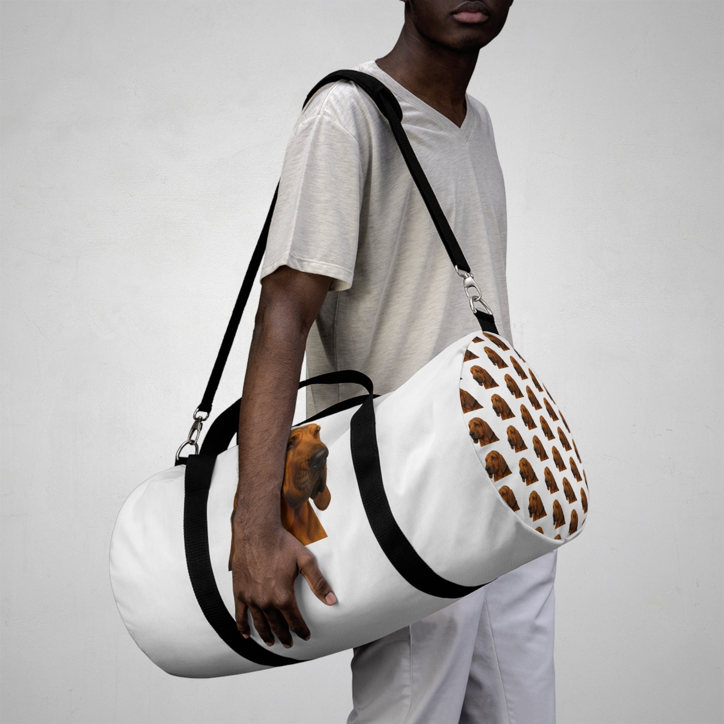 Bloodhound Head Duffel Bag