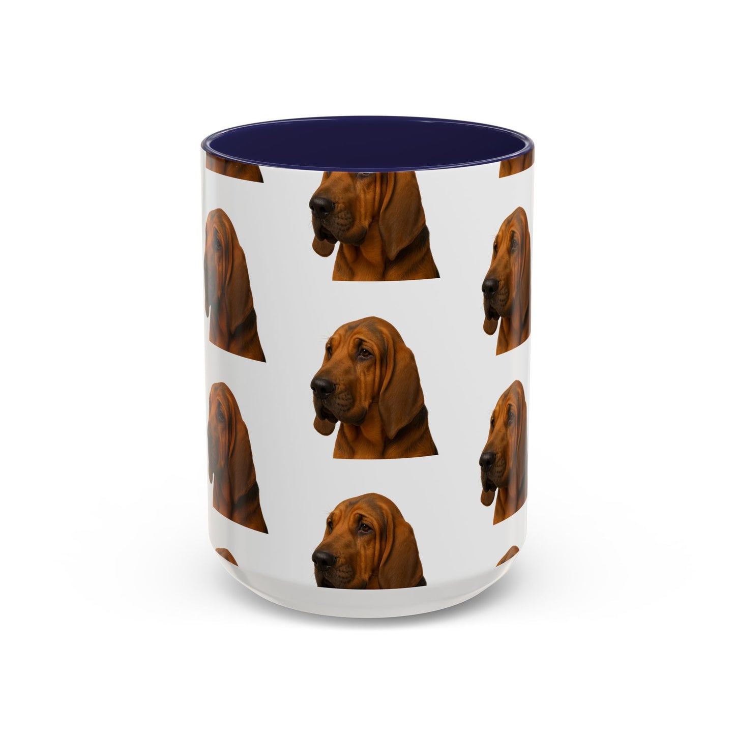 Bloodhound Head 2-Tone Coffee Mug