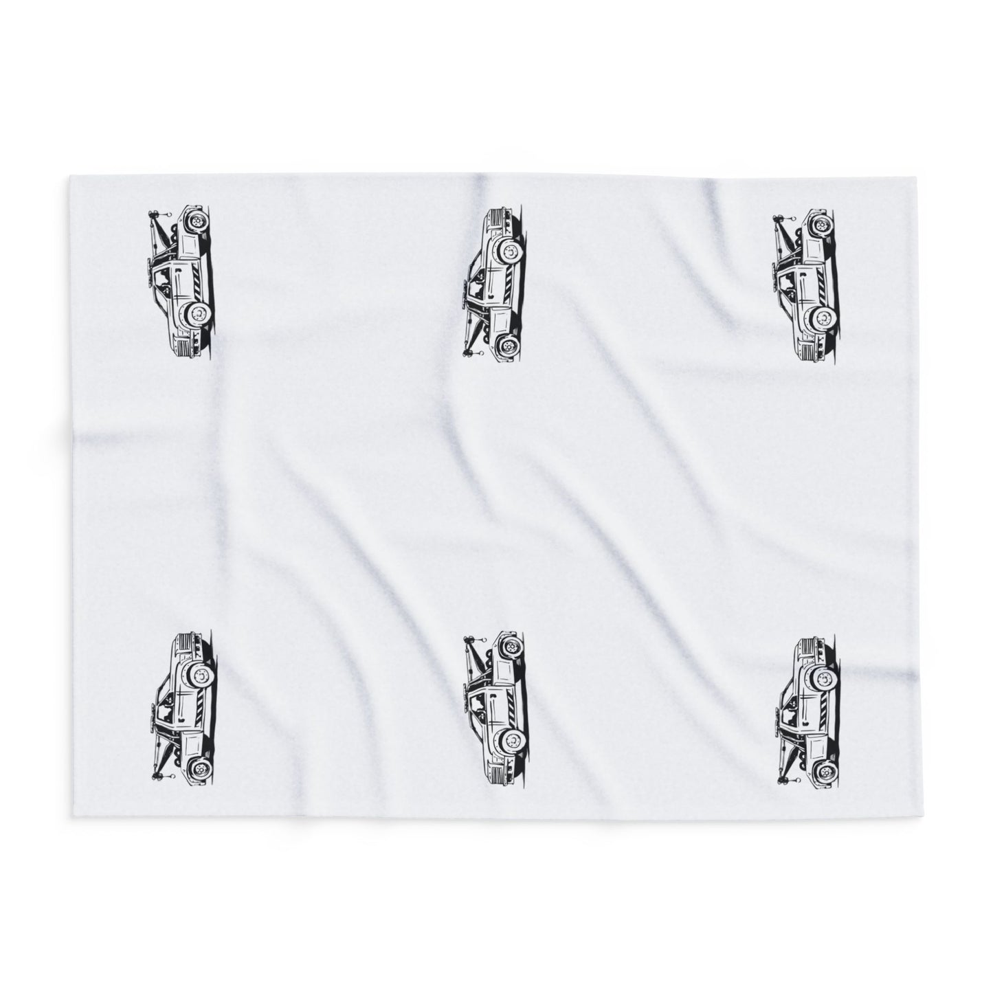 Wheel Lift Tow Truck Arctic Fleece Blanket