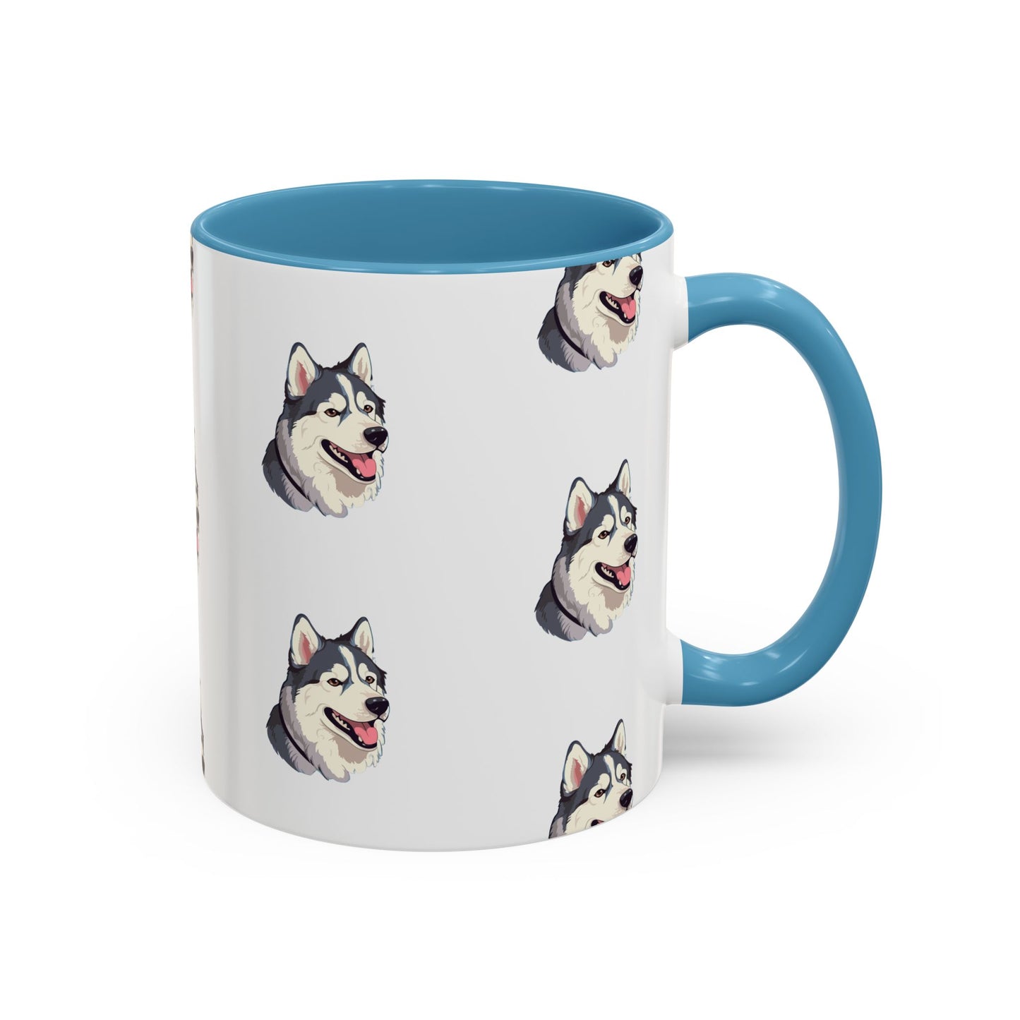 Malamute Head 2-Tone Coffee Mug