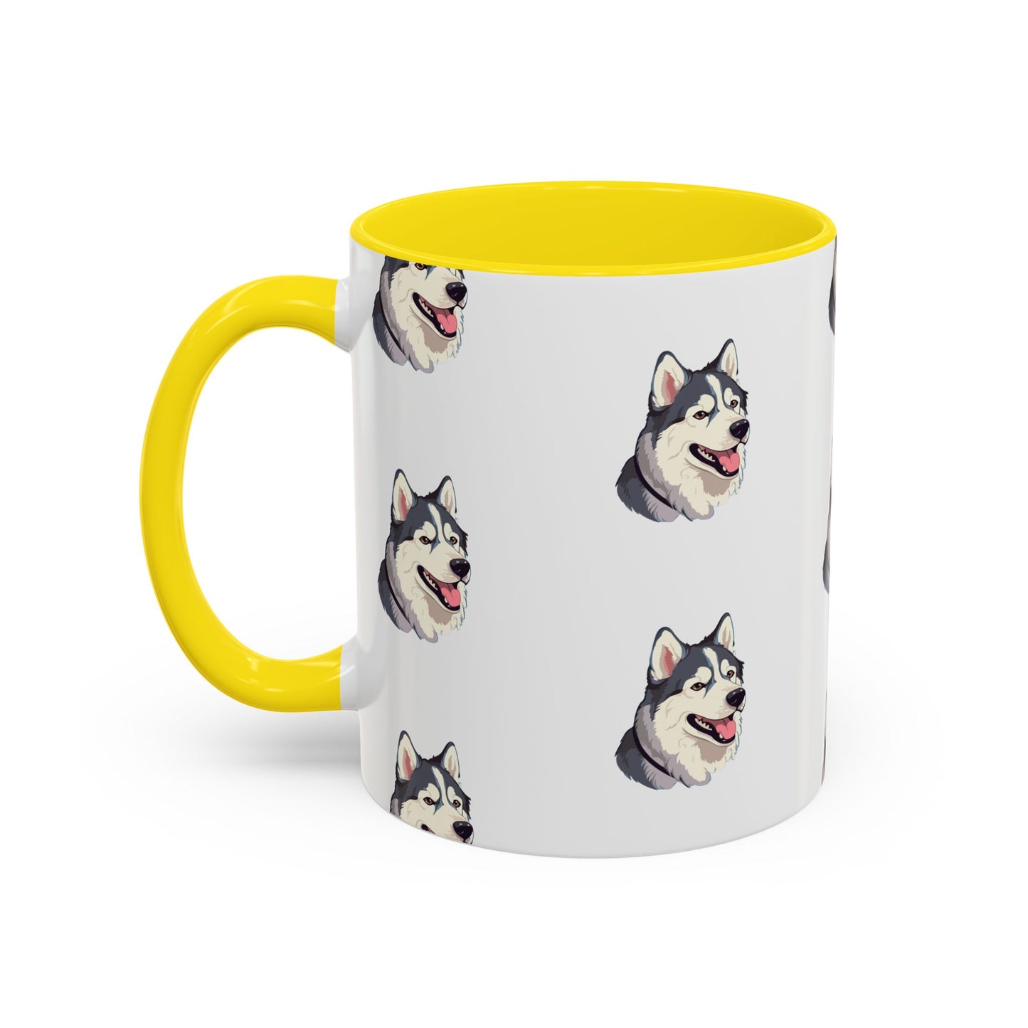 Malamute Head 2-Tone Coffee Mug