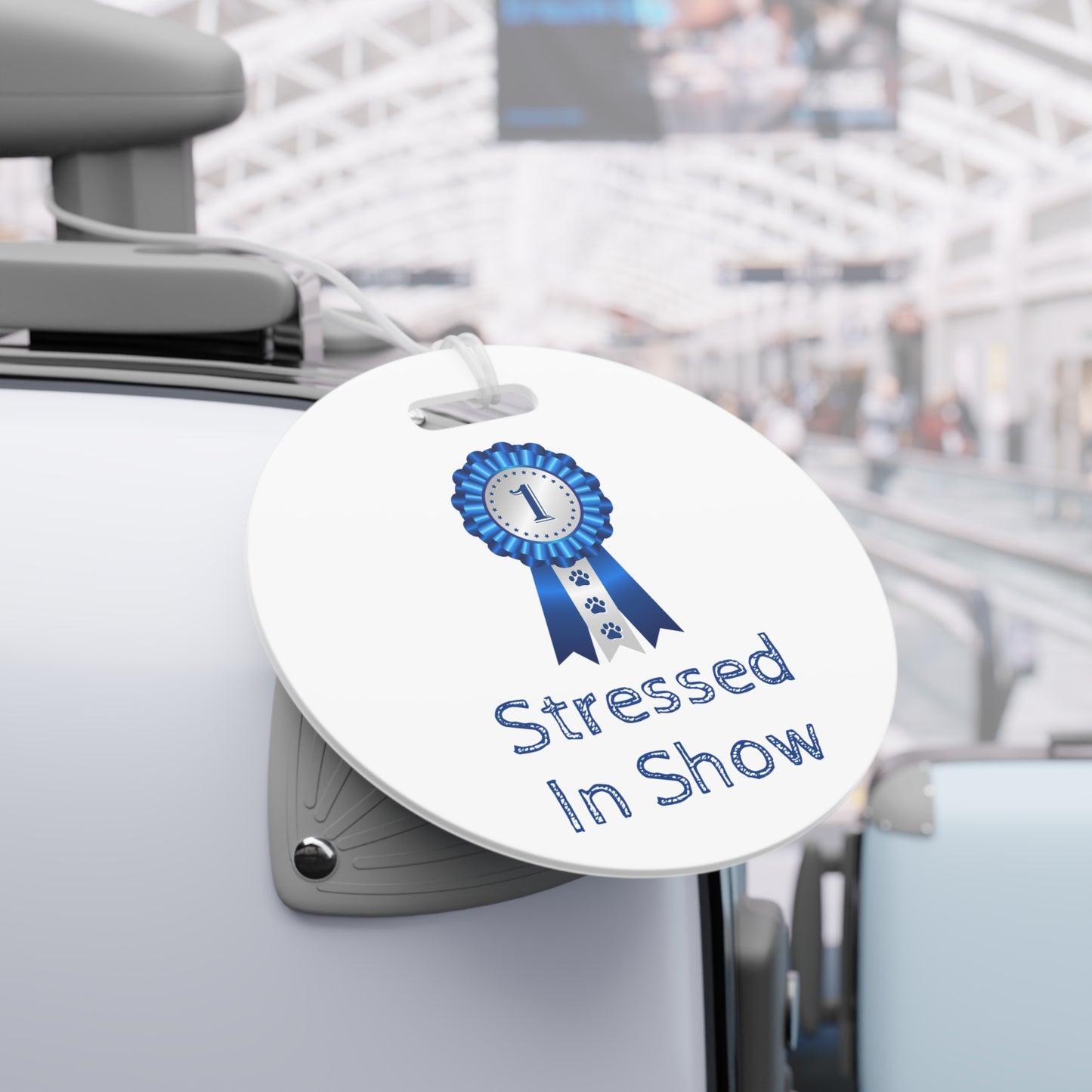 Stressed In Show Luggage Tag
