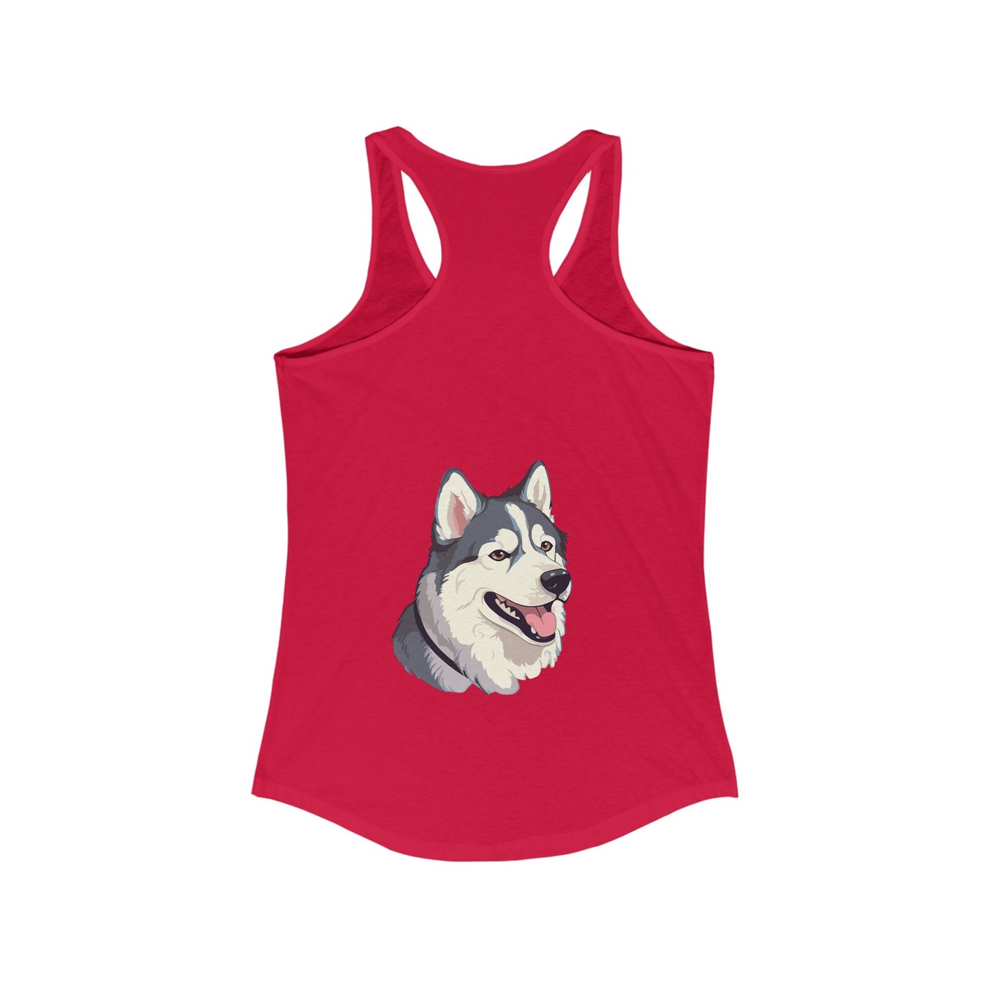 Malamute Head Women's Racerback Tank