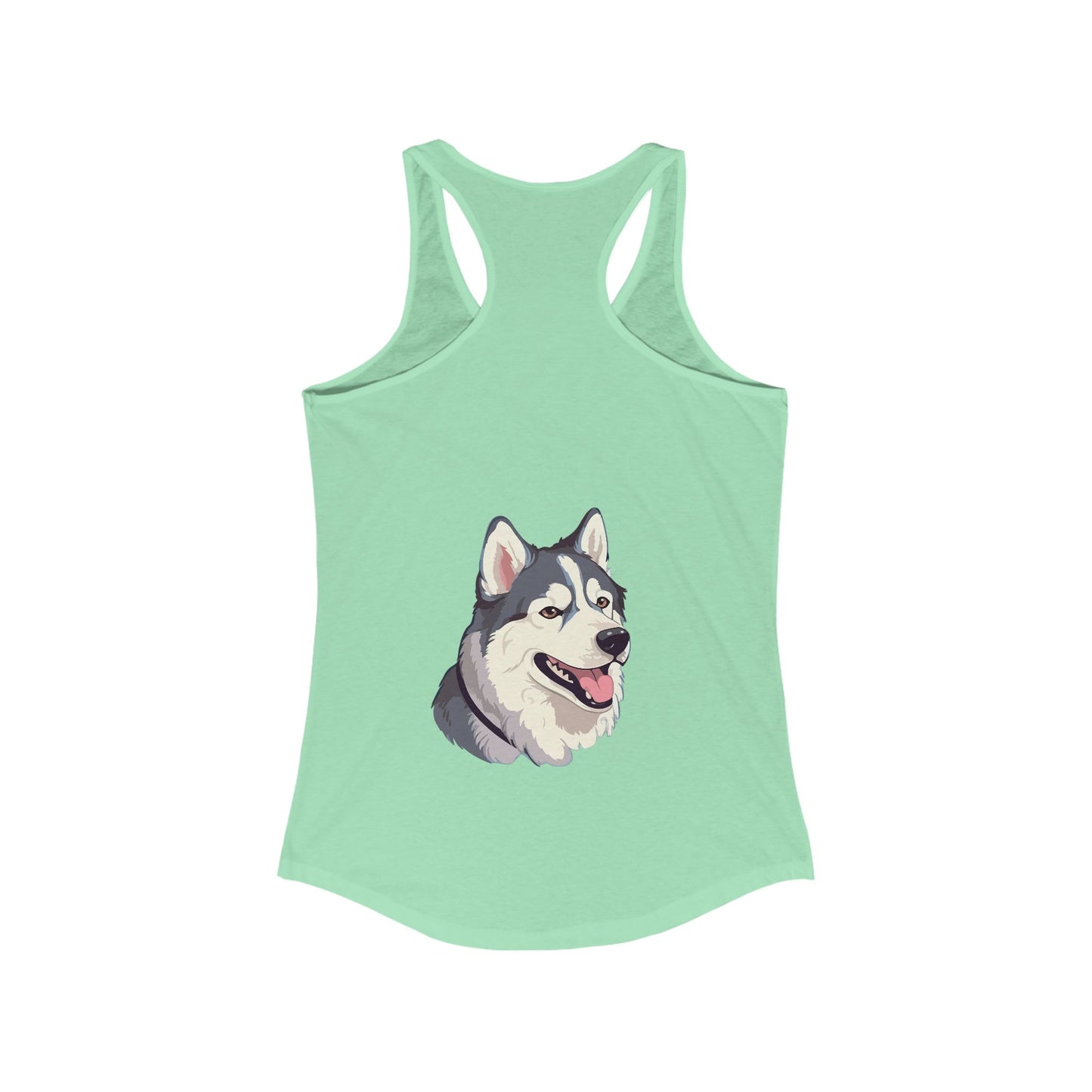 Malamute Head Women's Racerback Tank