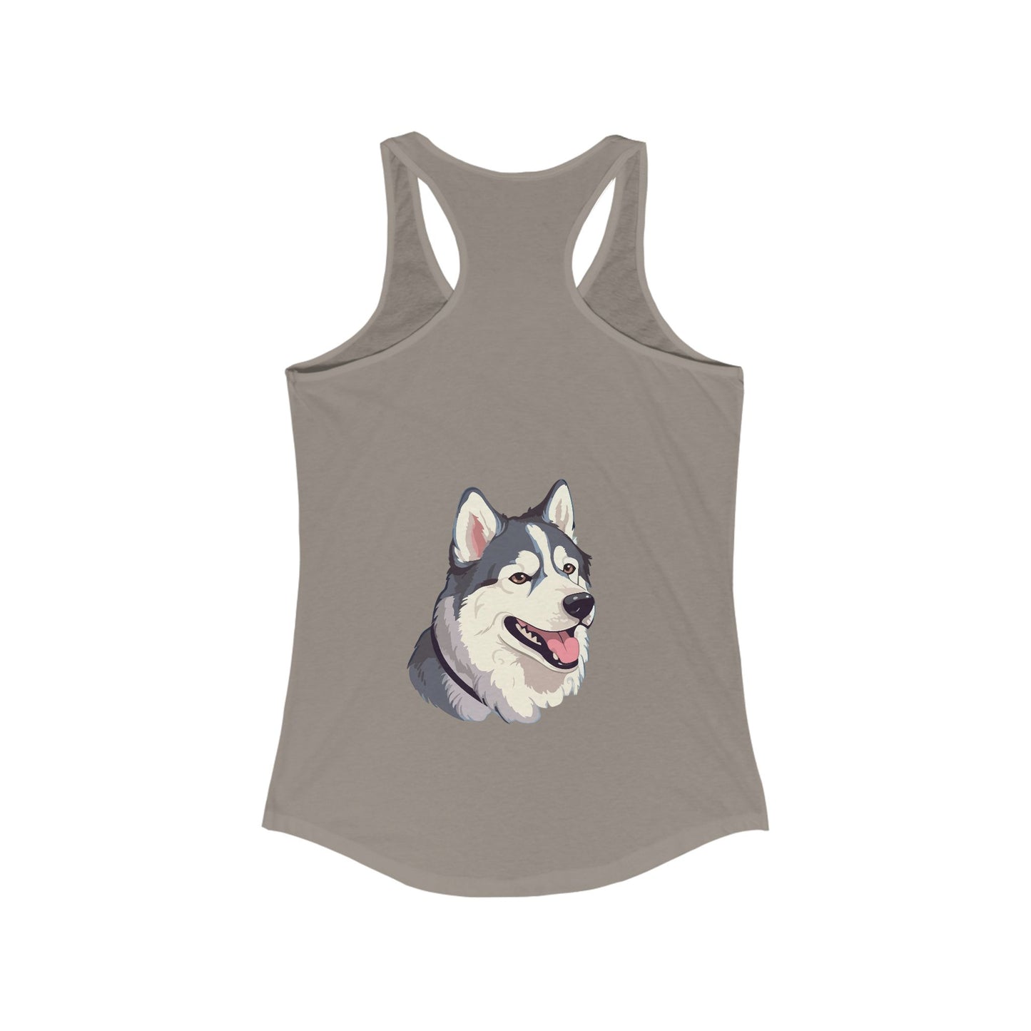 Malamute Head Women's Racerback Tank