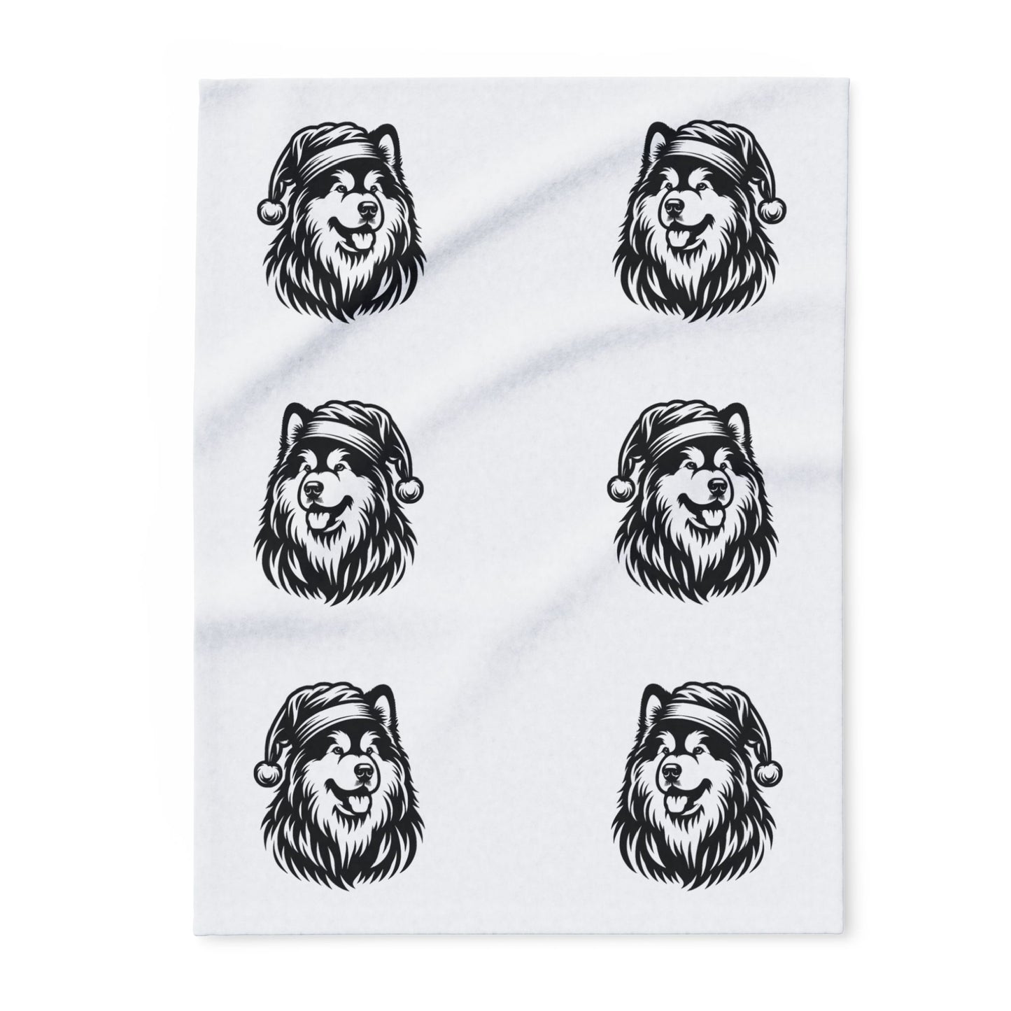 Santa Paws Malamute Arctic Fleece Blanket