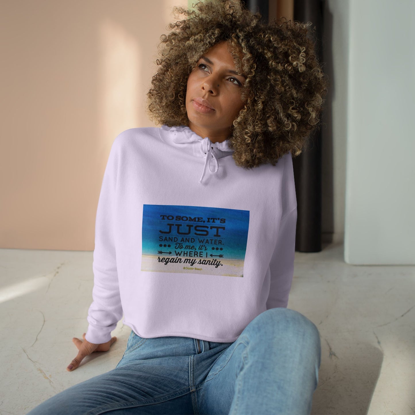 Dr. Beach Women's Crop Hoodie