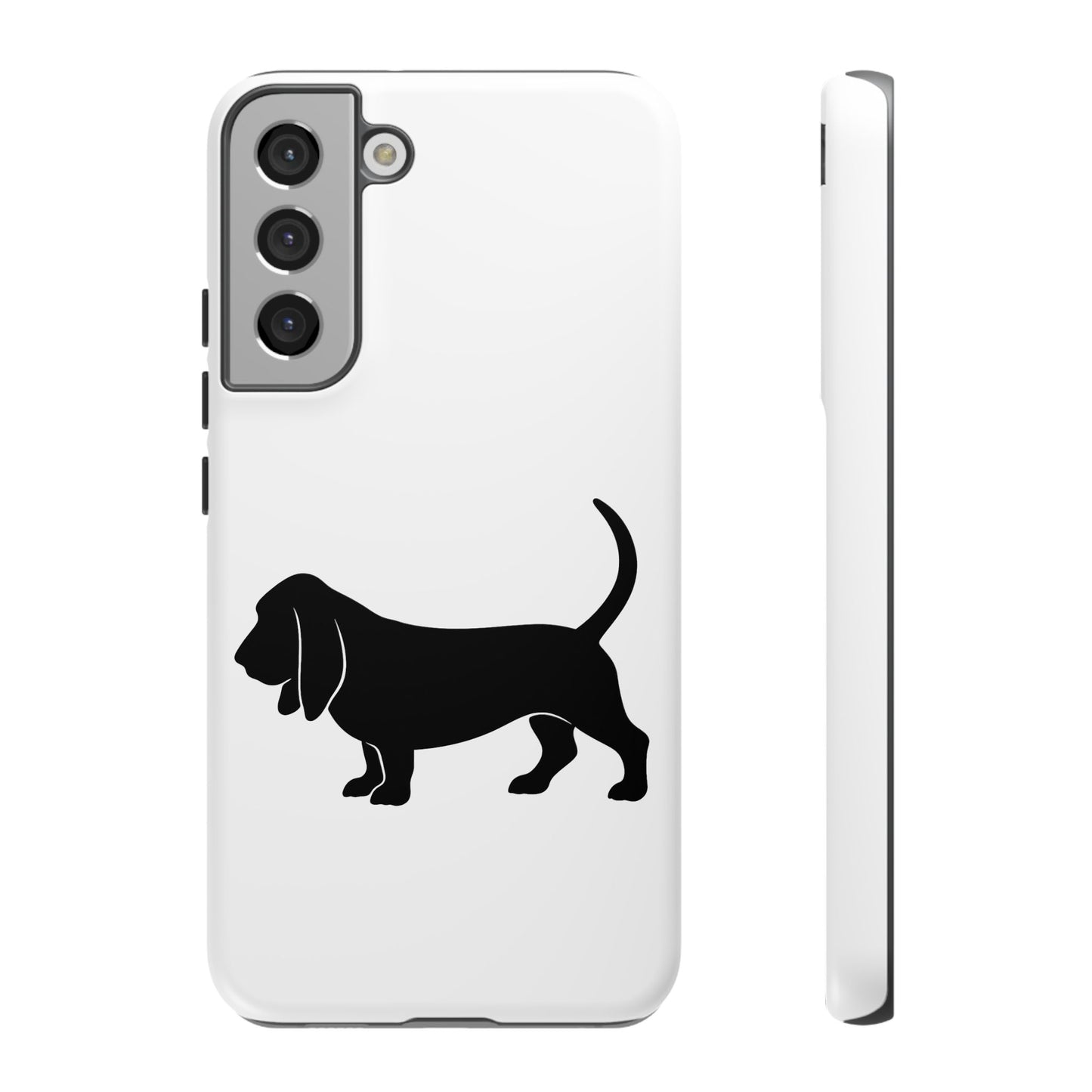 Basset Hound Silhouette Samsung Case