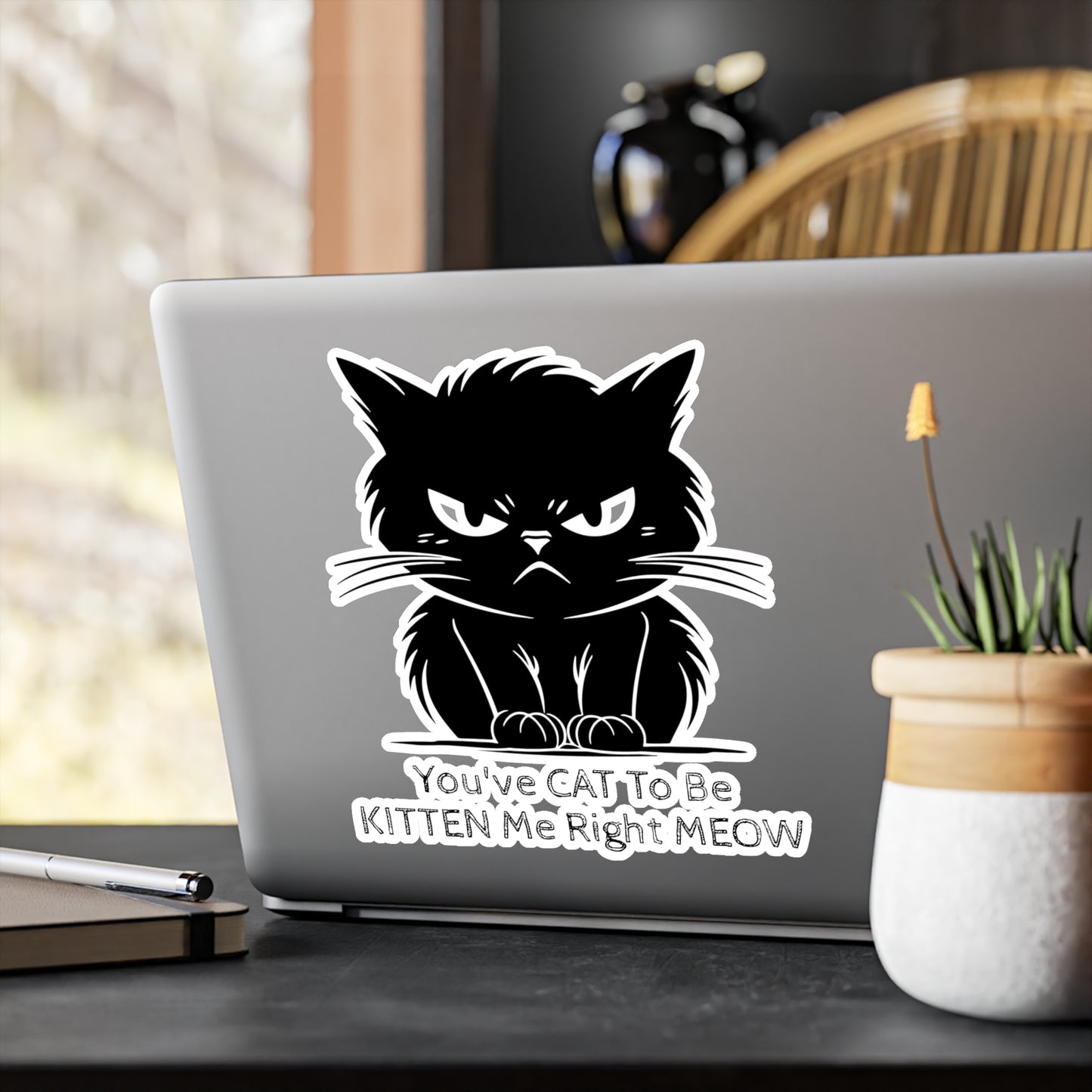 Kitten Me Vinyl Decal