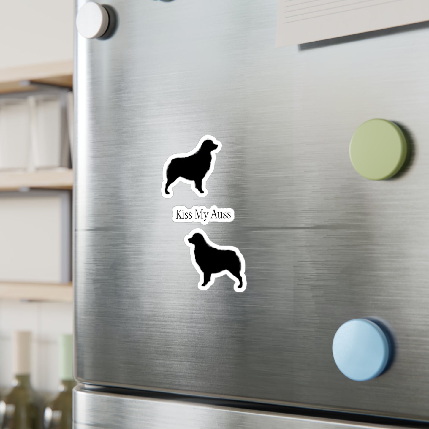 Kiss My Auss Vinyl Decal