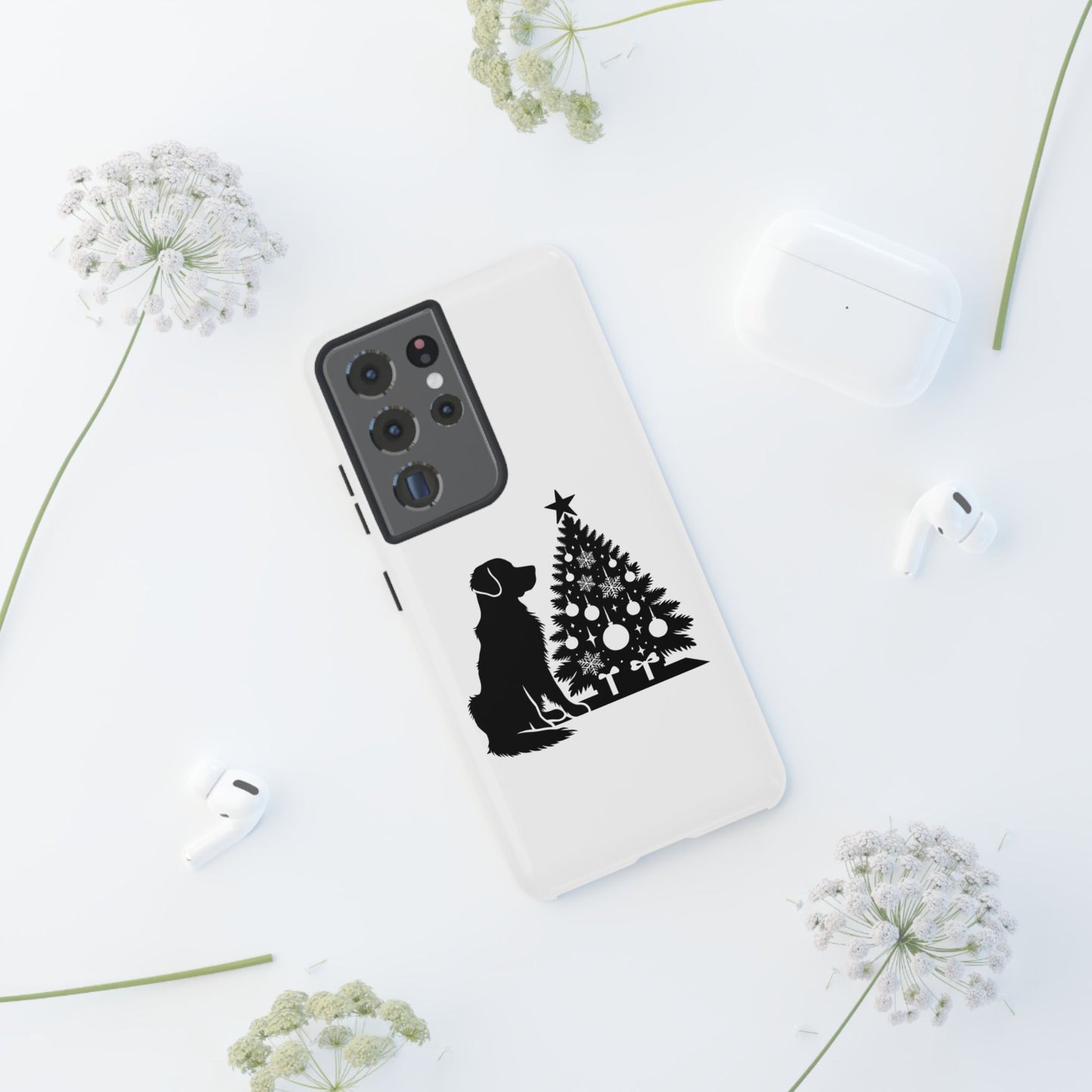 Golden Christmas Tree Samsung Case