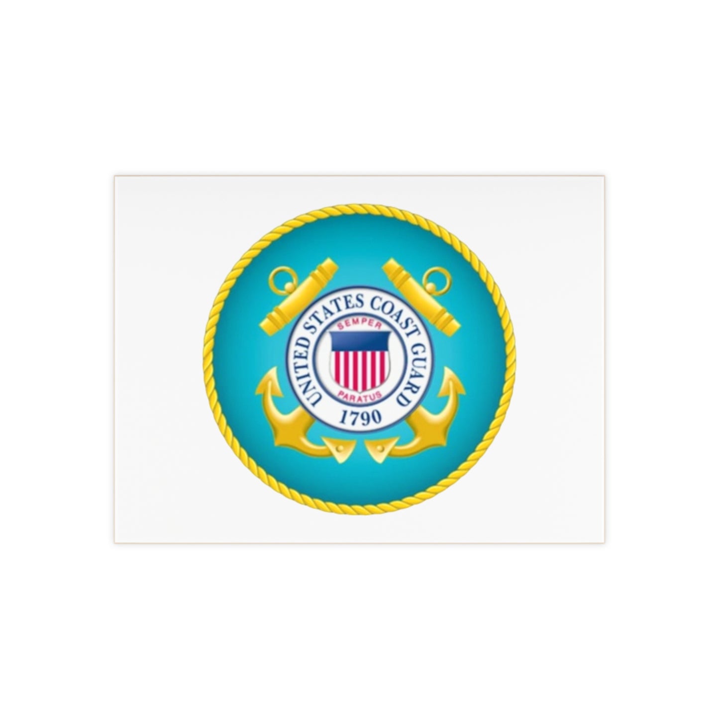 US Coast Guard Ceramic Photo Tile