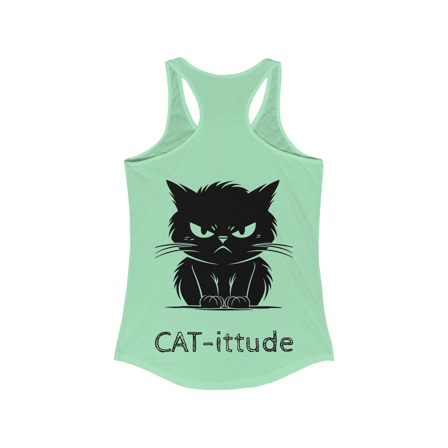 CAT-ittude Women's Racerback Tank