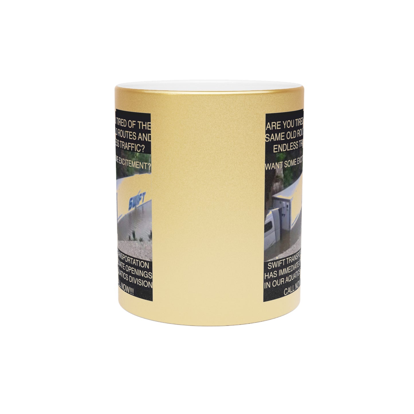 Swift Aquatics Metallic Coffee Mug