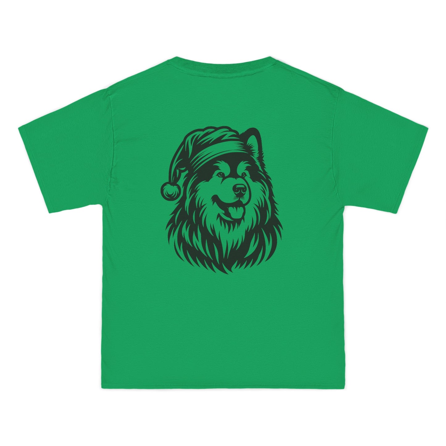 Santa Paws Malamute Men's Short-Sleeve Crewneck Tee