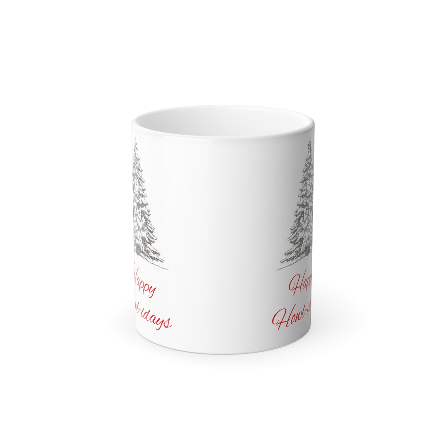 Happy Howl-idays Color Changing Mug