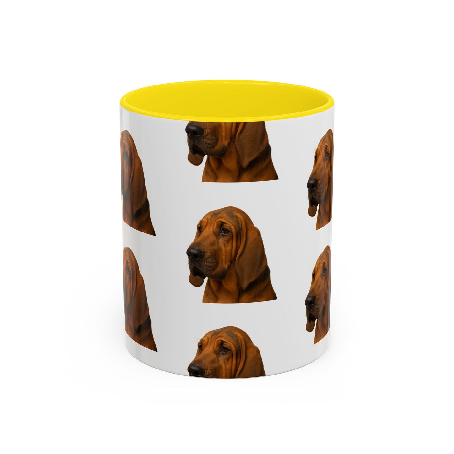 Bloodhound Head 2-Tone Coffee Mug