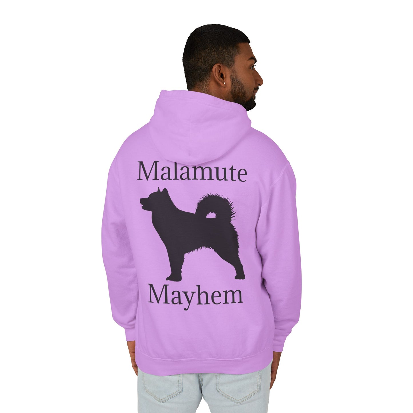 Malamute Mayhem Unisex Lightweight Hoodie