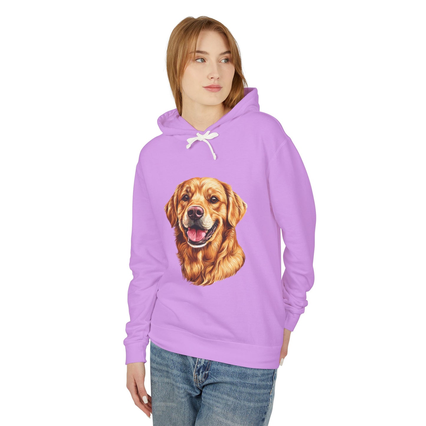 Golden Head Unisex Lightweight Hoodie