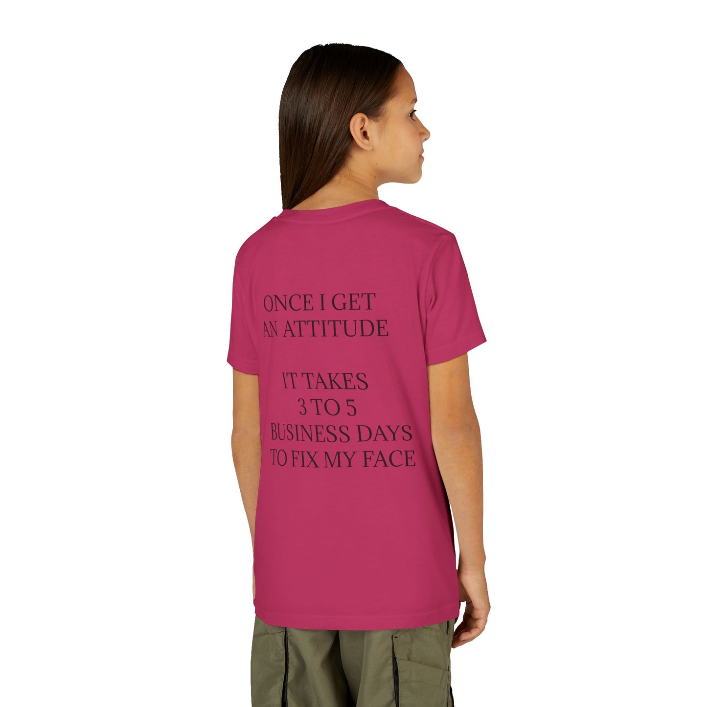 Fix My Face Youth Unisex Short Sleeve Crewneck Tee