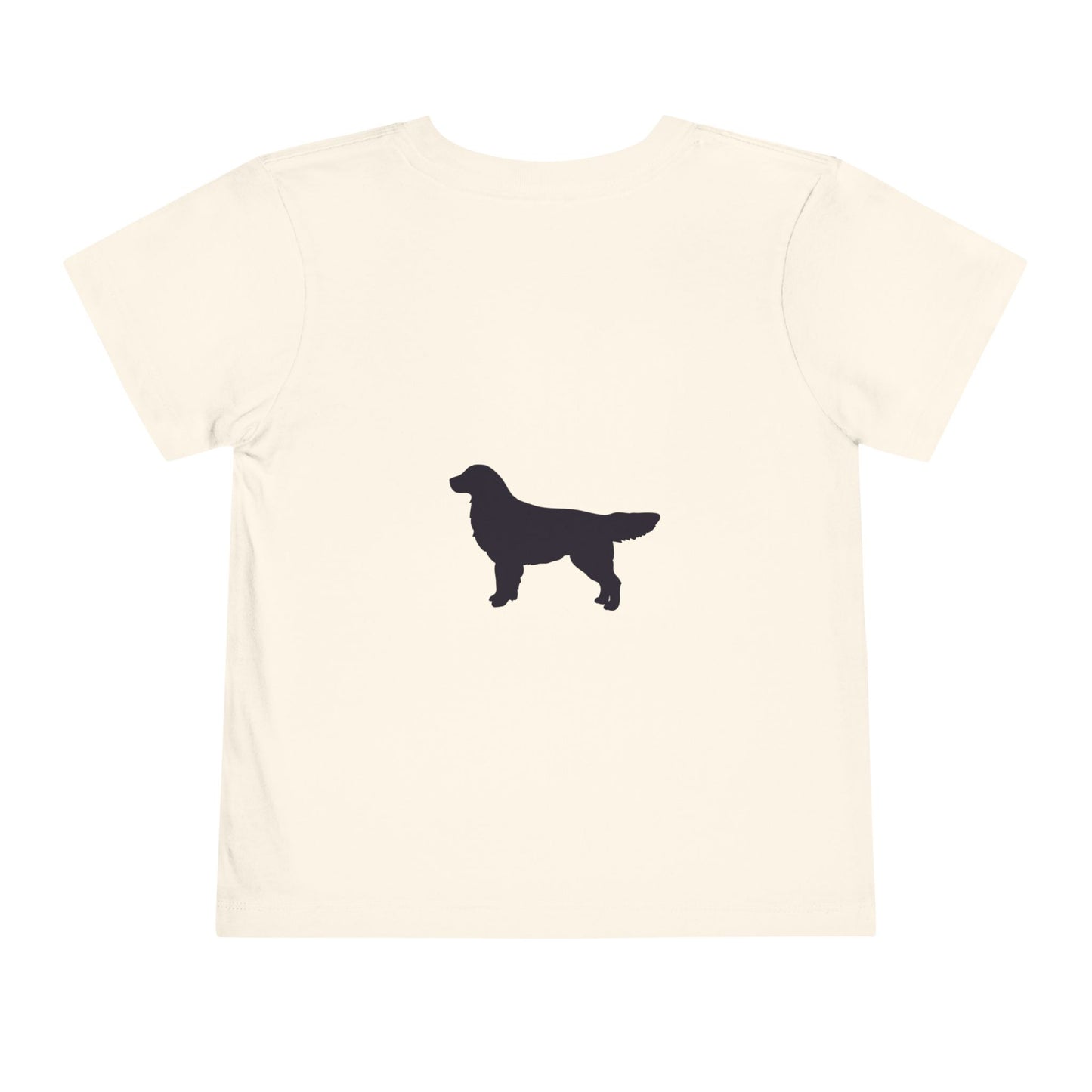 Golden Silhouette Toddler Unisex Short Sleeve Crewneck Tee