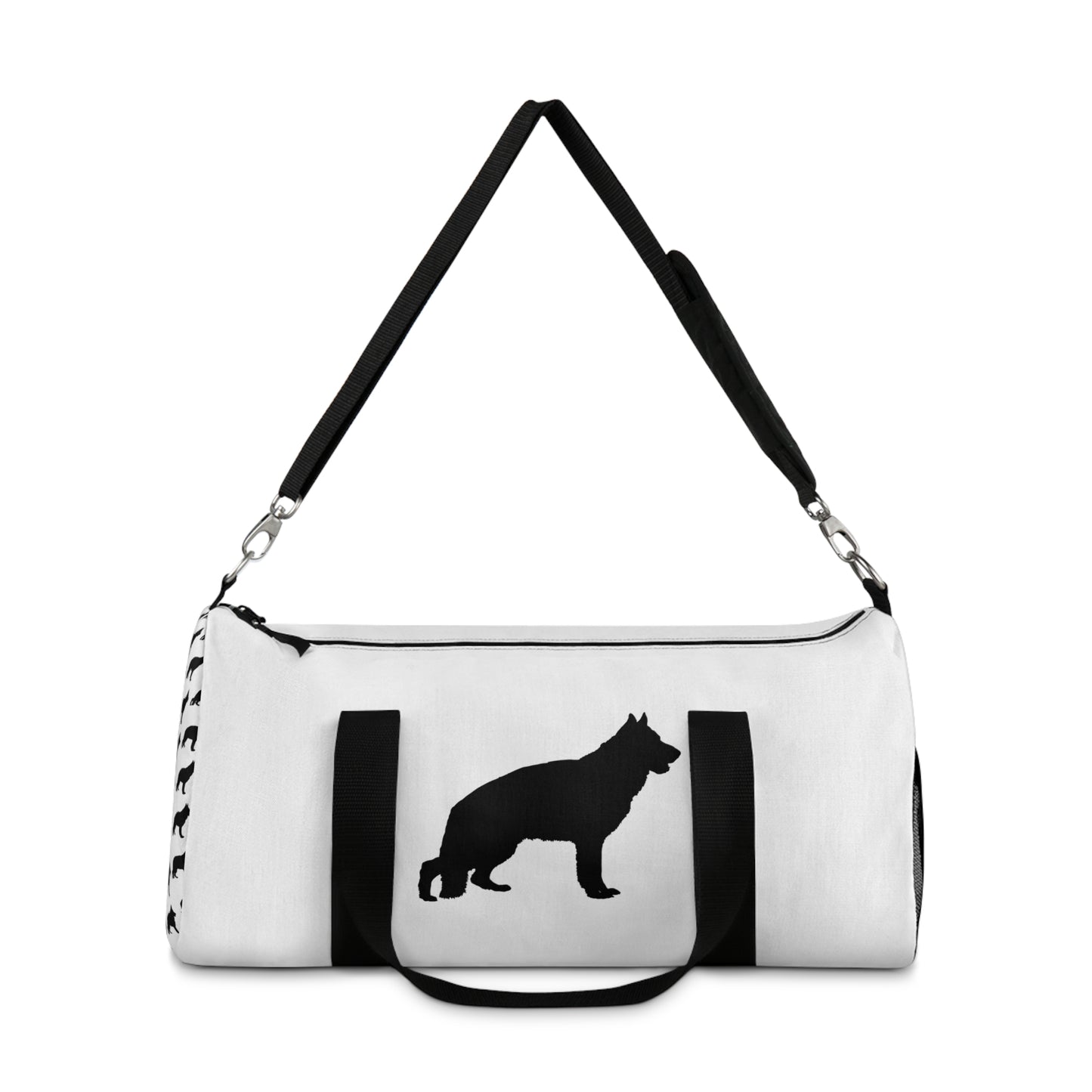 German Shepherd Silhouette Duffel Bag