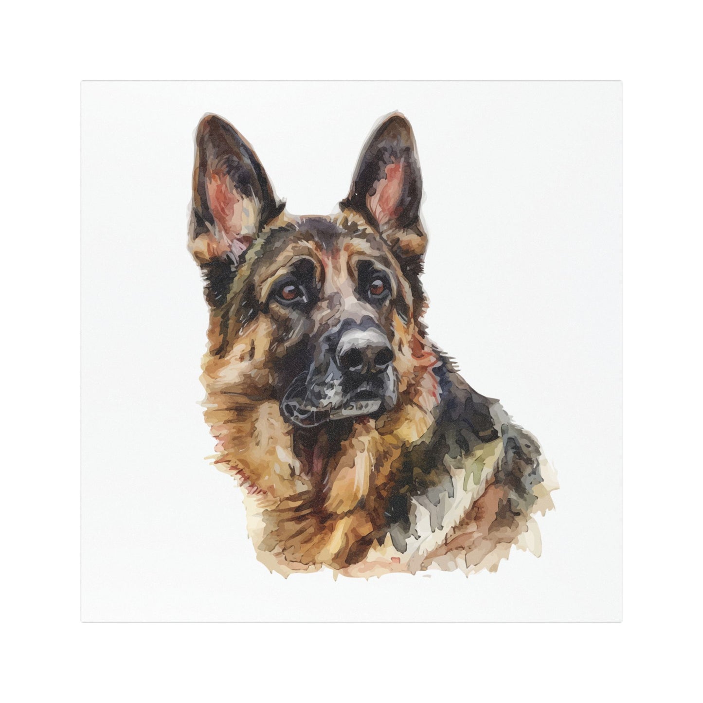 German Shepherd Head Indoor/Outdoor Magnet