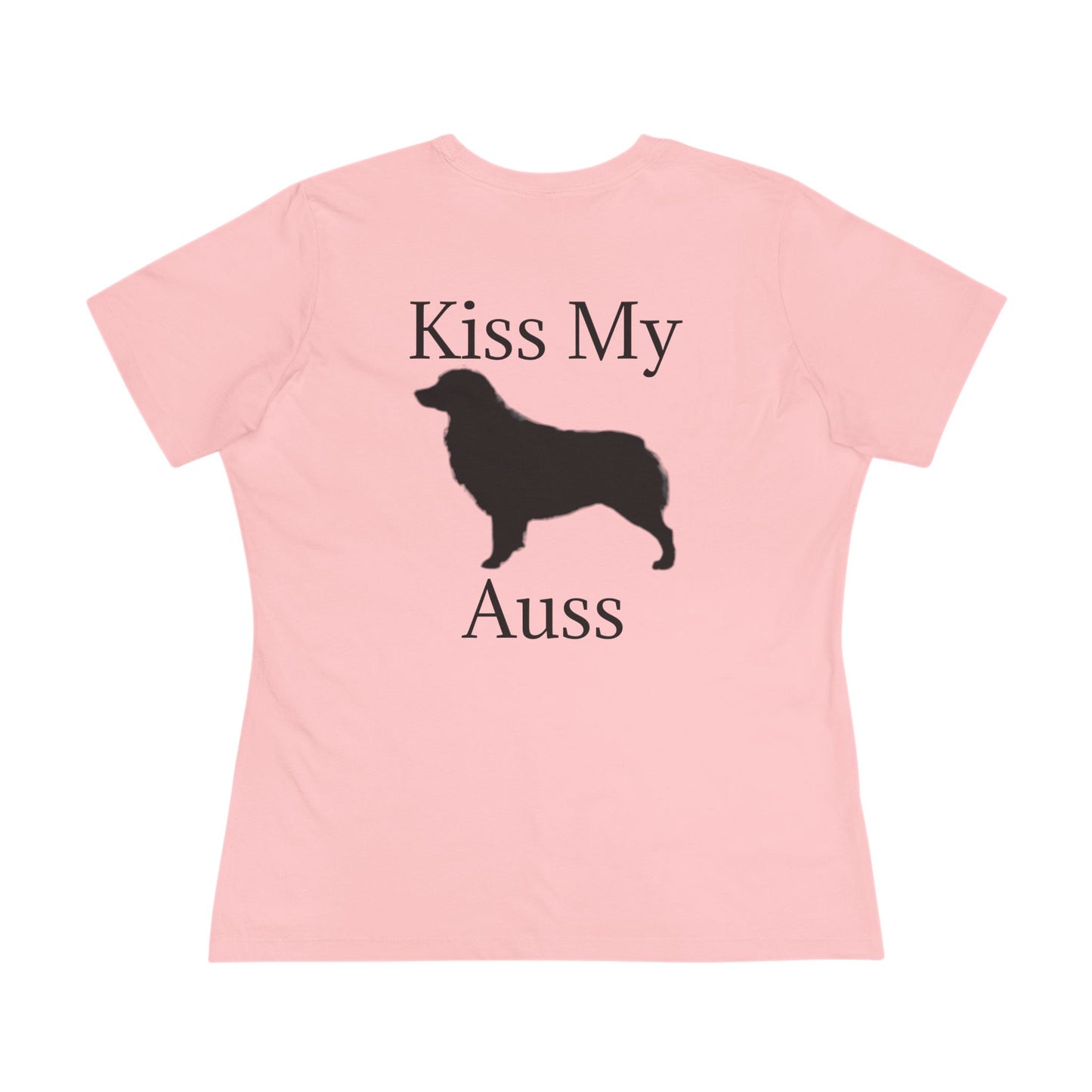 Kiss My Auss Women's Short Sleeve Crewneck Tee
