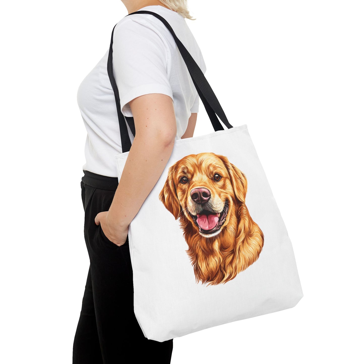 Golden Head Tote Bag