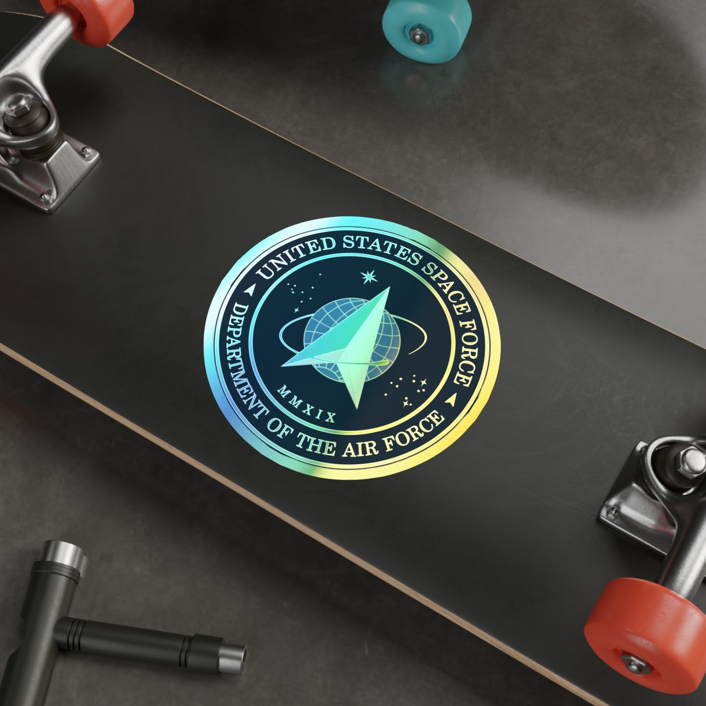 US Space Force Holographic Sticker
