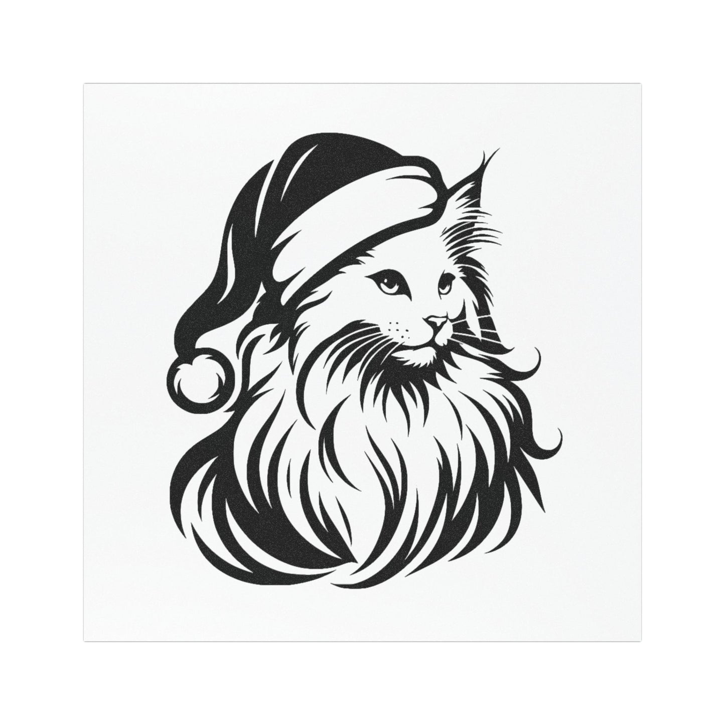 Santa Paws Cat Indoor/Outdoor Magnet
