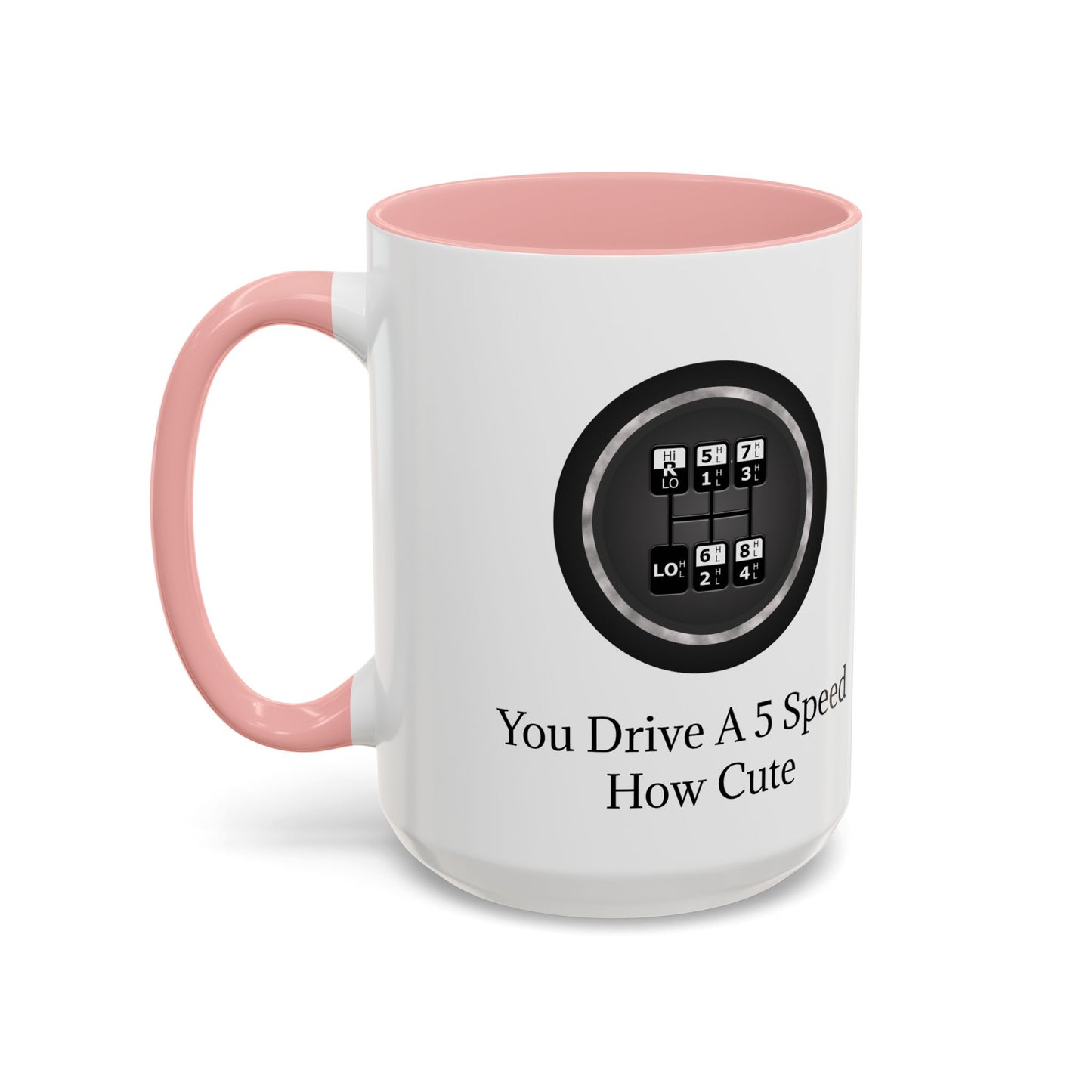 5 Speed How Cute 2-Tone Coffee Mug