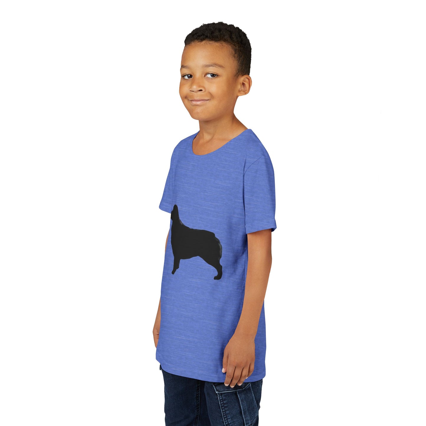 Aussie Silhouette Youth Unisex Short Sleeve Crewneck Tee