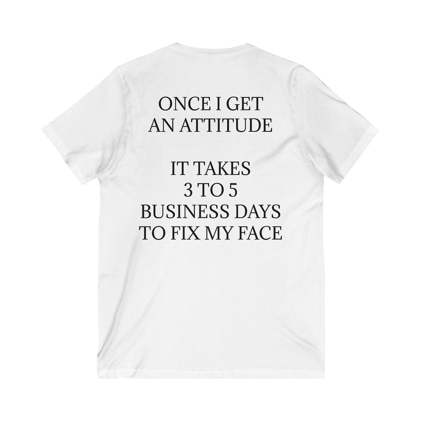 Fix My Face Unisex Short Sleeve V-Neck Tee