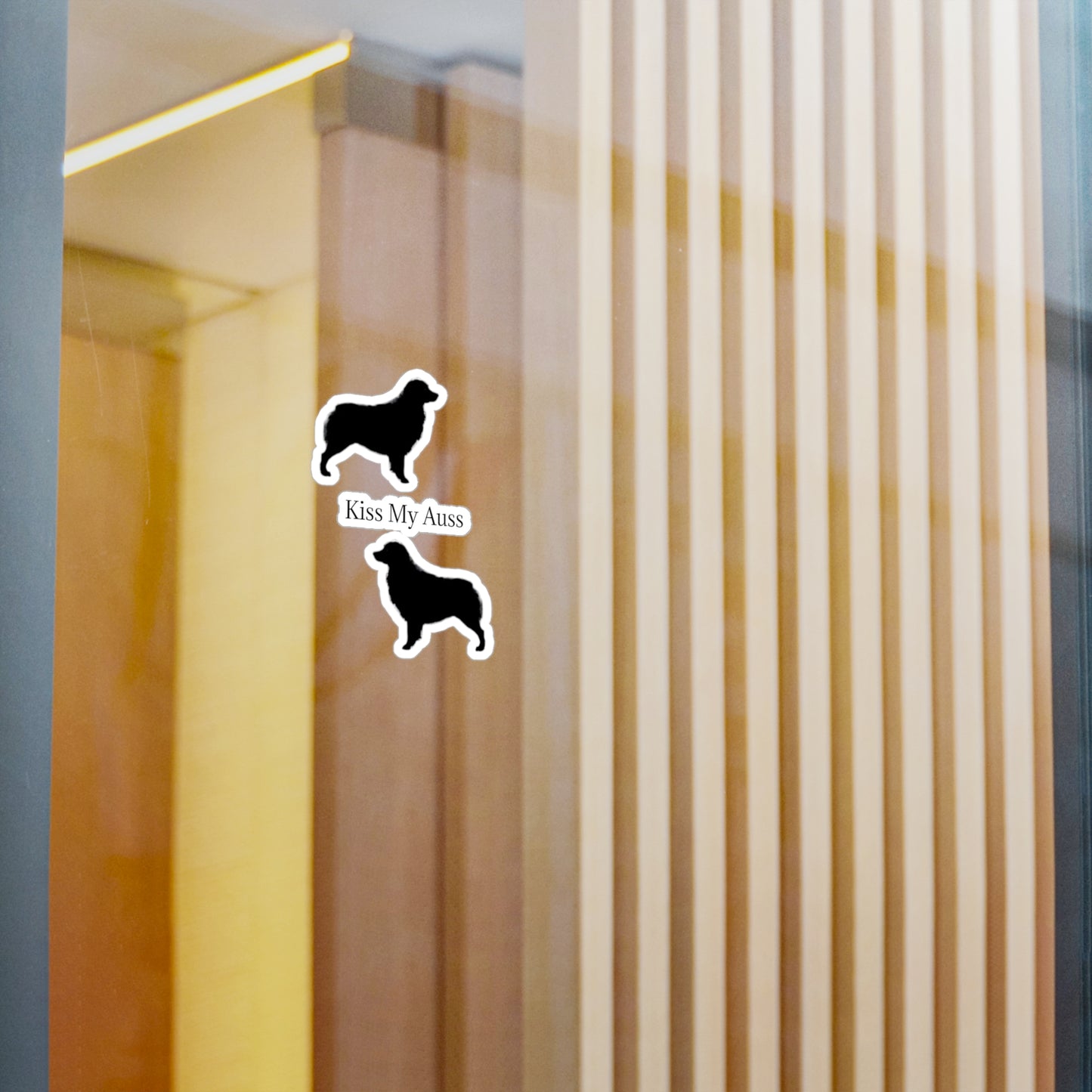 Kiss My Auss Vinyl Decal
