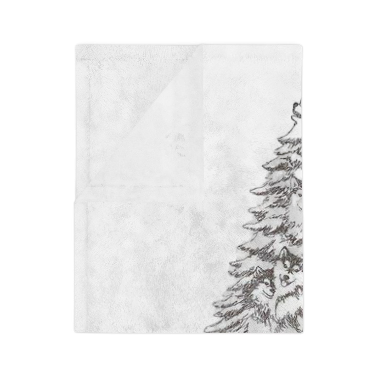 Happy Howl-idays Velveteen Microfiber Blanket