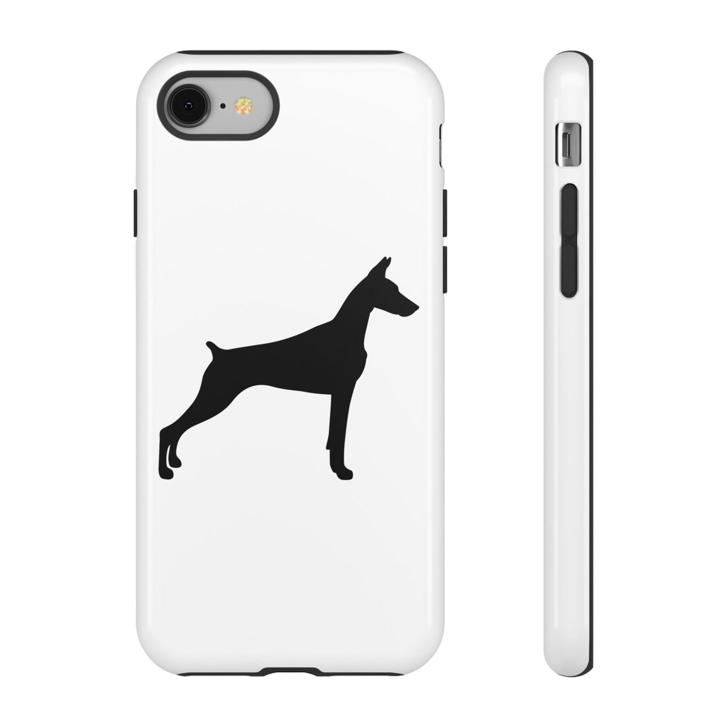 Doberman Silhouette iPhone Case