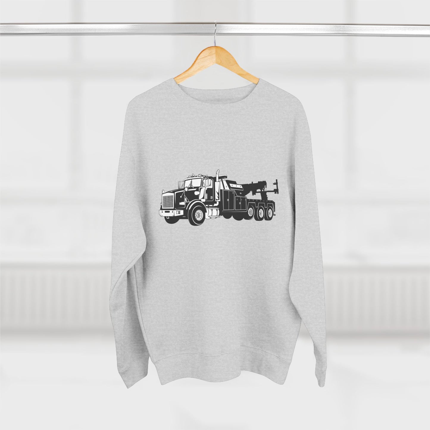 Heavy Tow Truck Unisex Crewneck Sweatshirt