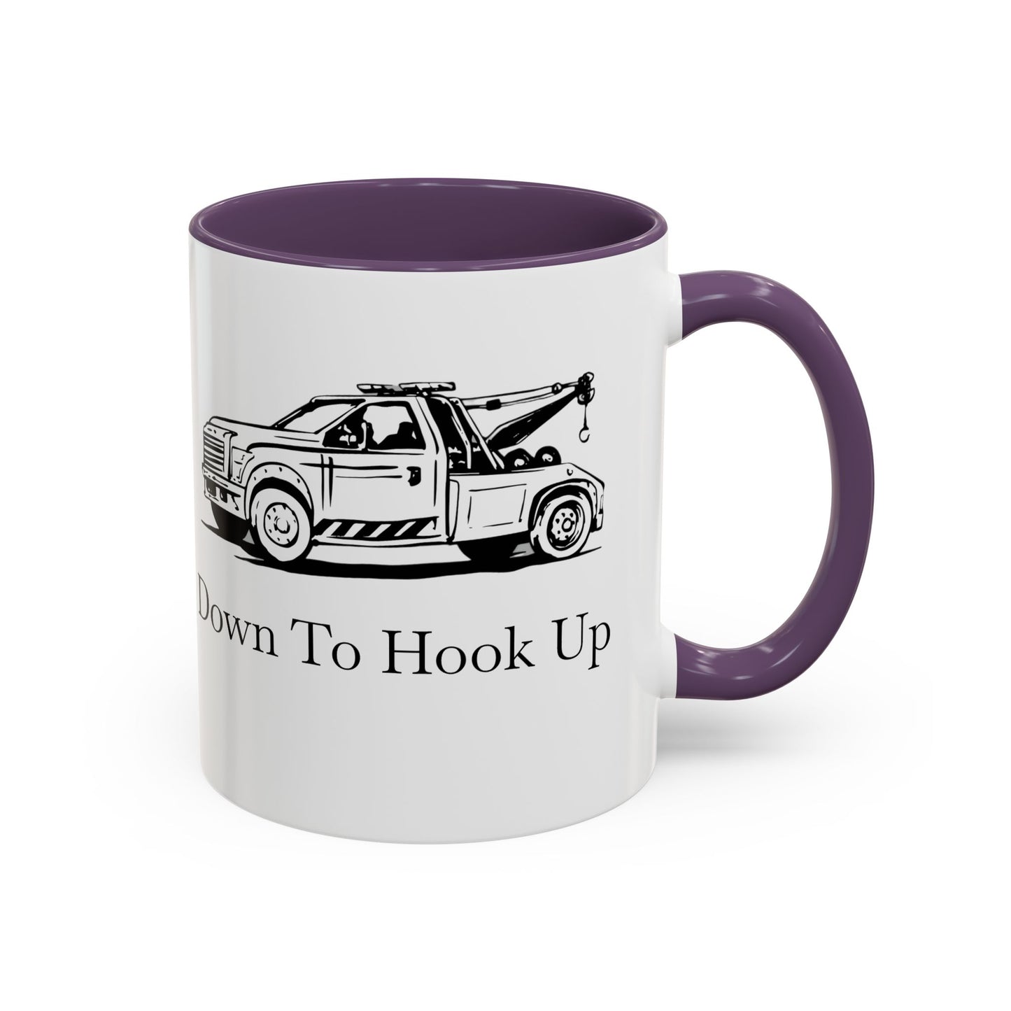Down To Hook Up 2-Tone Coffee Mug