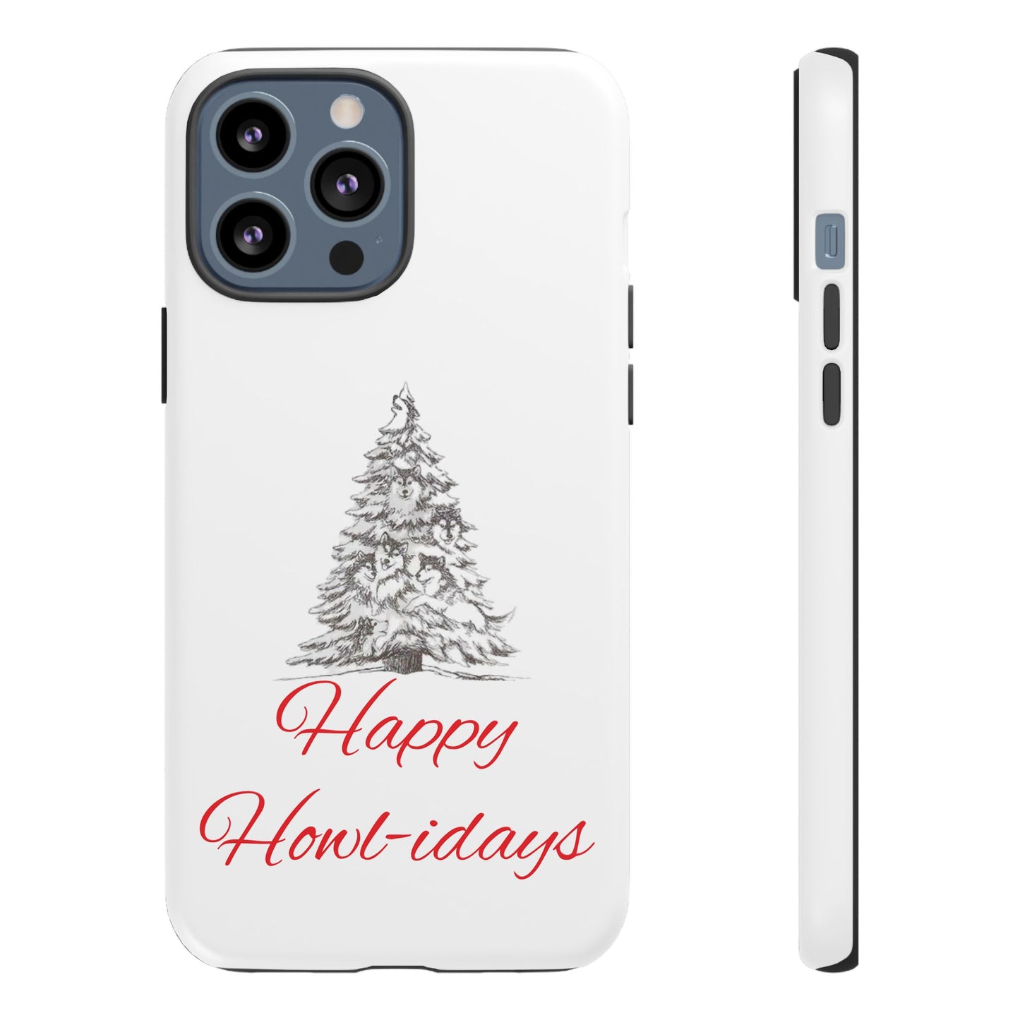 Happy Howl-idays iPhone Case