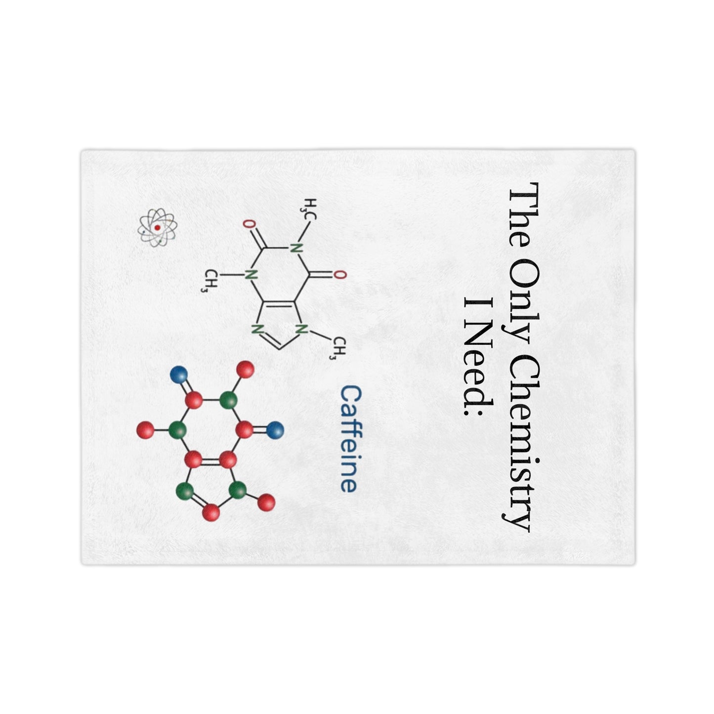 Chemistry Lesson Velveteen Microfiber Blanket
