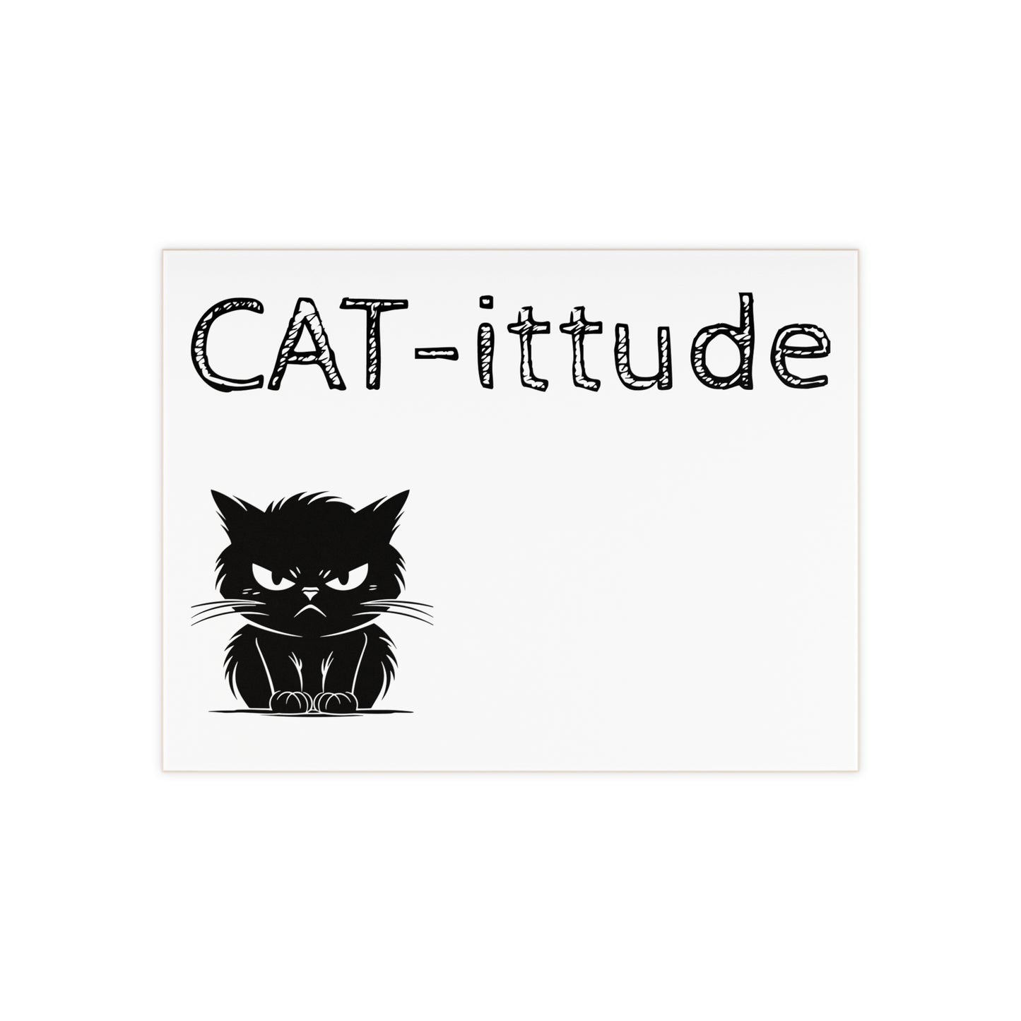 CAT-ittude Ceramic Photo Tile