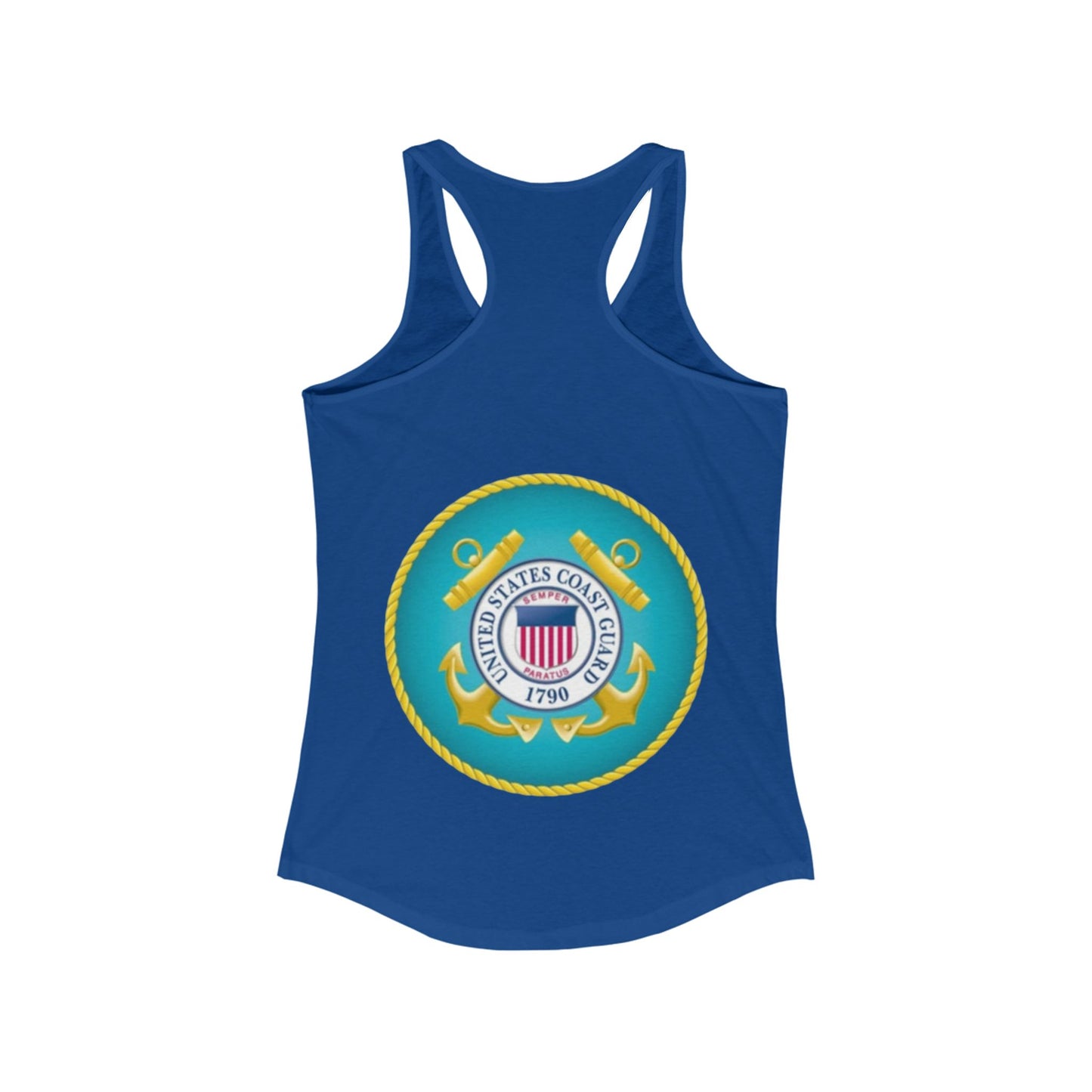 US Coast Guard Women's Racerback Tank