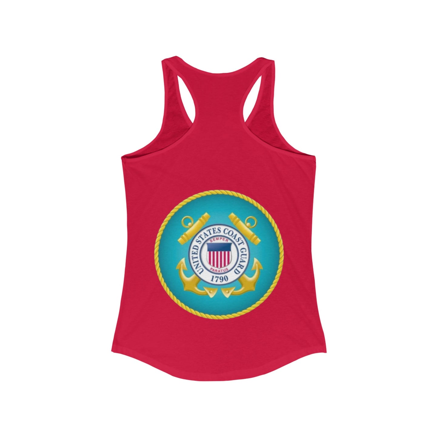 US Coast Guard Women's Racerback Tank