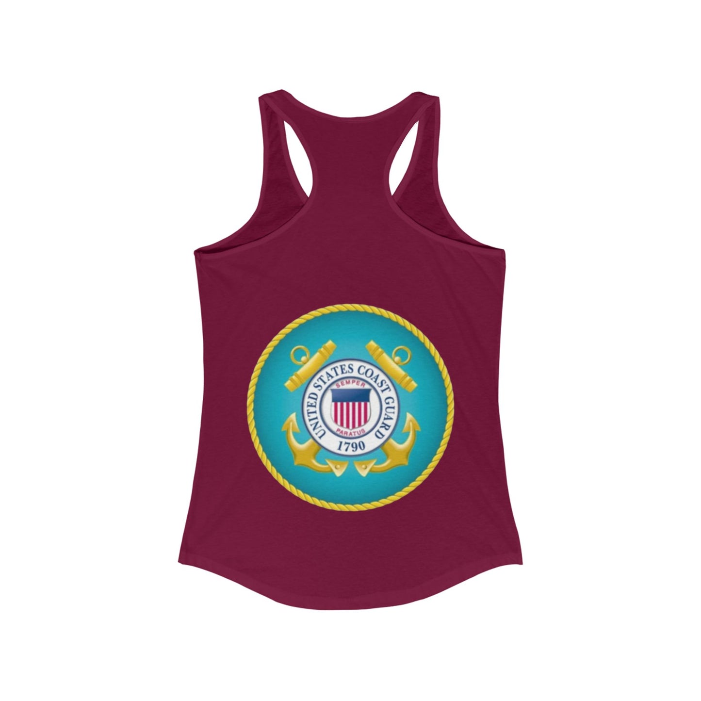 US Coast Guard Women's Racerback Tank