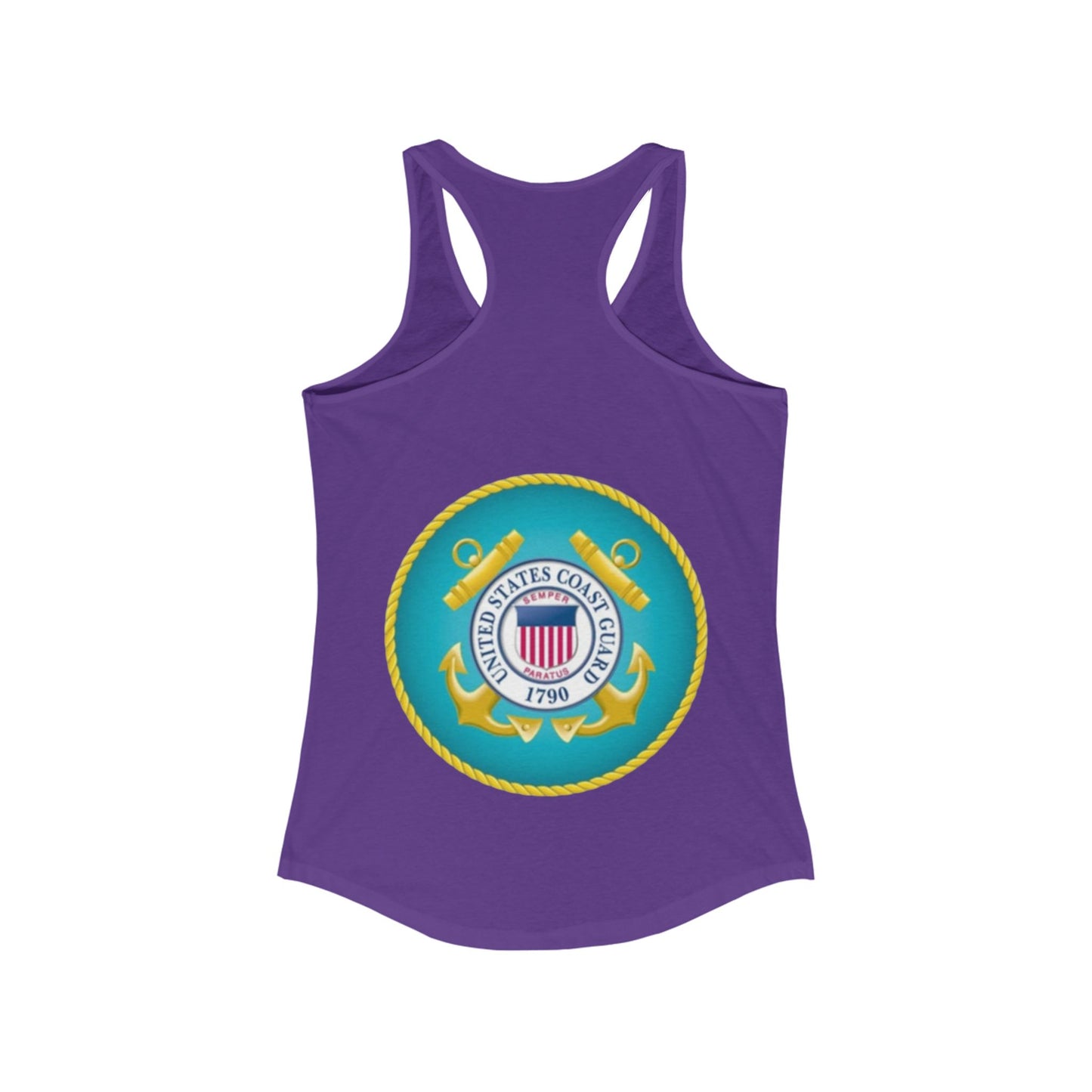 US Coast Guard Women's Racerback Tank