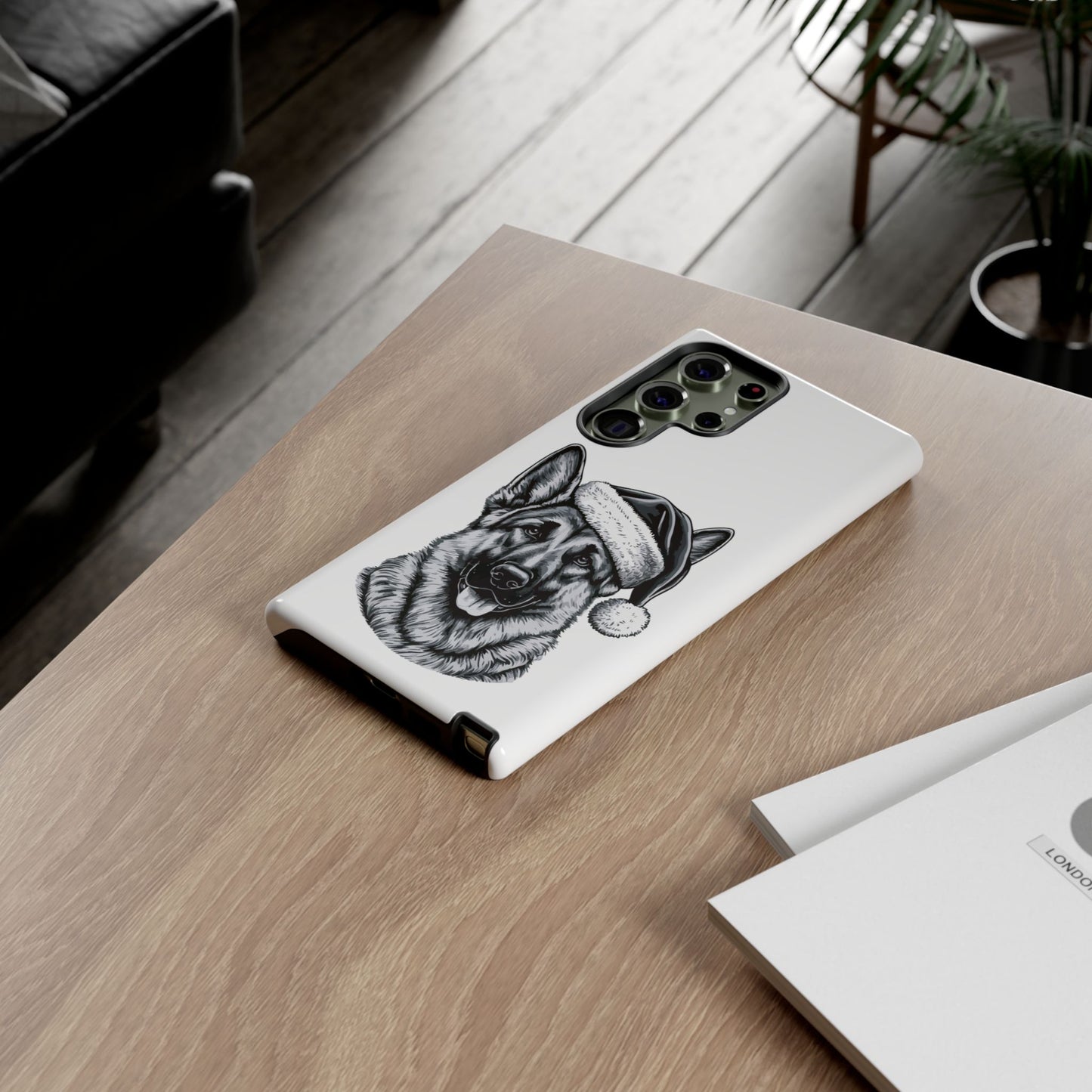 Santa Paws German Shepherd Samsung Case