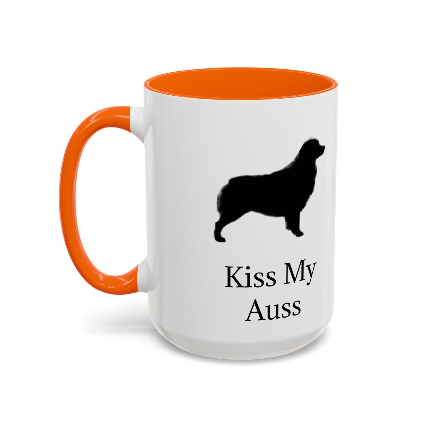 Kiss My Auss 2-Tone Coffee Mug