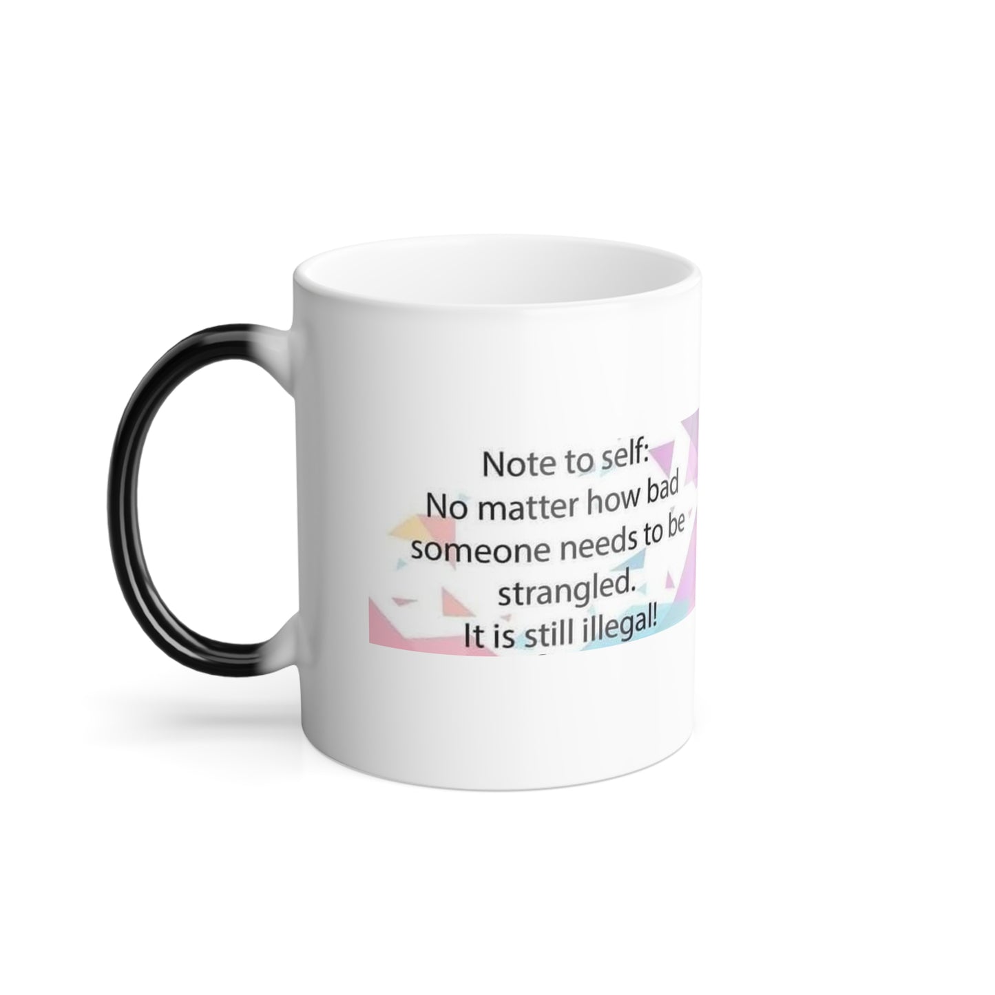 Note To Self Color Changing Mug