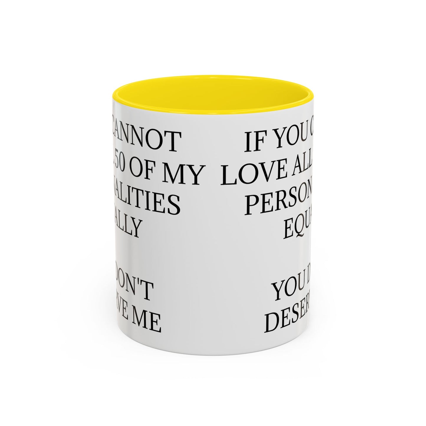 50 Personalities 2-Tone Coffee Mug